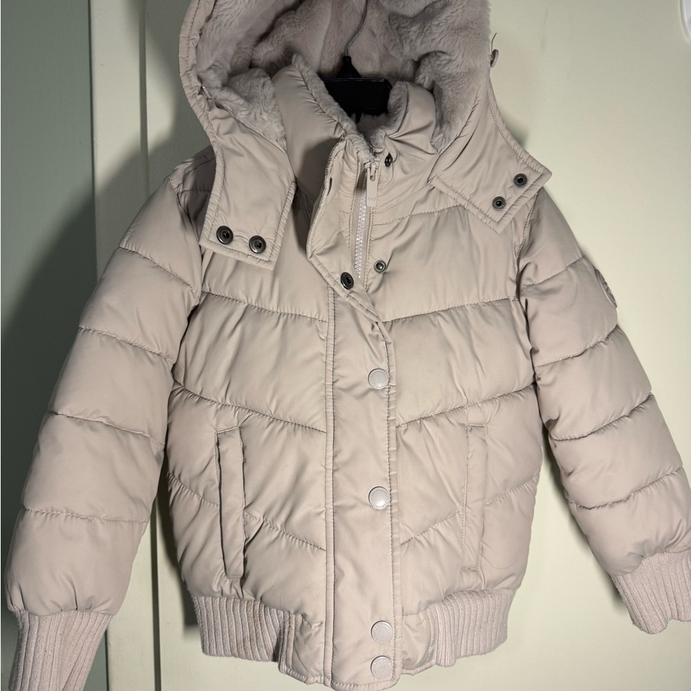 Abercrombie & Fitch Kids Light Beige Puffer Jacket
